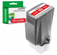 Compatible Canon PFI4100 Rojo Cartucho de Tinta Pigmentada PFI-4100R / 6785C001 para imagePROGRAF Pro-1100 / iPF Pro1100