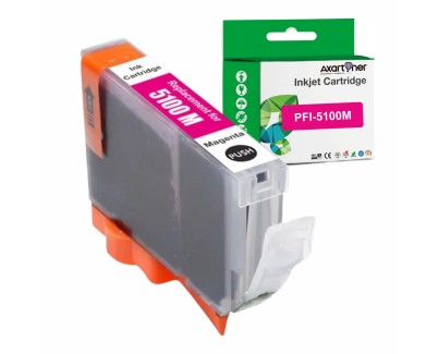 Compatible Canon PFI5100 Magenta Cartucho de Tinta Pigmentada PFI-5100M / 6954C001 para Canon imagePROGRAF Pro-310 / iPF Pro-310