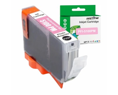 Compatible Canon PFI5100 Magenta Photo Cartucho de Tinta Pigmentada PFI-5100PM / 6957C001 para Canon imagePROGRAF Pro-310 / iPF Pro-310