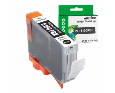 Compatible Canon PFI5100 Negro Photo Cartucho de Tinta Pigmentada PFI-5100PBK / 6952C001 para Canon imagePROGRAF Pro-310 / iPF Pro-310