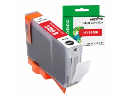 Compatible Canon PFI5100 Rojo Cartucho de Tinta Pigmentada PFI-5100R / 6958C001 para Canon imagePROGRAF Pro-310 / iPF Pro-310