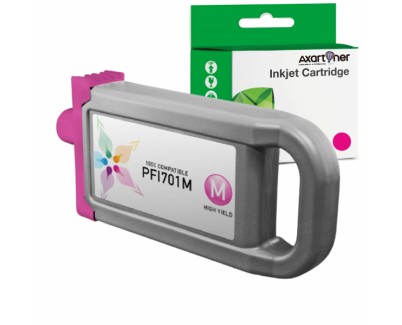 Compatible Canon PFI701 / PFI301 Magenta Cartucho de Tinta 0902B001 / PFI-701M para IPF8000, IPF8000S, IPF8100, IPF9000, IPF9000, IPF9100