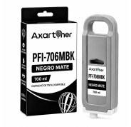 Compatible Canon PFI706 Negro Mate Cartucho de Tinta Pigmentada 6680B001 / PFI-706MBK para imagePROGRAF IPF8300, IPF8400, IPF9400