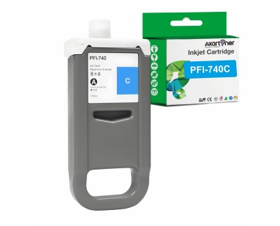 Compatible Canon PFI740C / PFI340C Cyan Cartucho de Tinta Pigmentada 4770C001 / 4775C001 para imagePROGRAF TZ-30000 TZ-32000