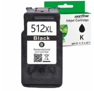 Compatible Canon PG512 / PG510 Negro Cartucho de Tinta - Muestra Nivel de Tinta - 2969B001/2970B001