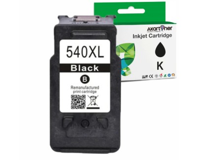 Compatible Canon PG540XL Negro 5222B005 / 5225B005 Cartucho de Tinta - Muestra Nivel de Tinta PG-540 / PG540