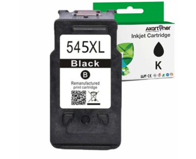 Compatible Canon PG545XL / PG-545 Negro Cartucho de Tinta 8286B001 (Muestra Nivel de Tinta)