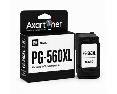 Compatible Canon PG560XL Negro Cartucho de Tinta 3712C001 / 3713C001 PG-560XL PG560