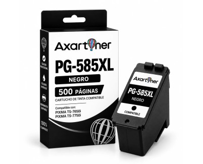 Compatible Canon PG585XL Negro Cartucho de Tinta 6204C001 para Canon Pixma TS7650i / TS7750i