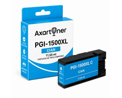 Compatible Canon PGI1500XL / PGI-1500 Cyan Cartucho de Tinta Pigmentada 9193B001