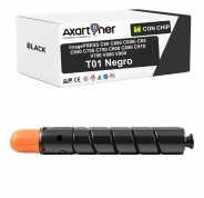 Compatible Canon T01 / 8066B001 Negro Cartucho de Toner para imagePress C60 C600 C600i C65 C650 C700 C750 C800 C850 C910 V700 V800 V900