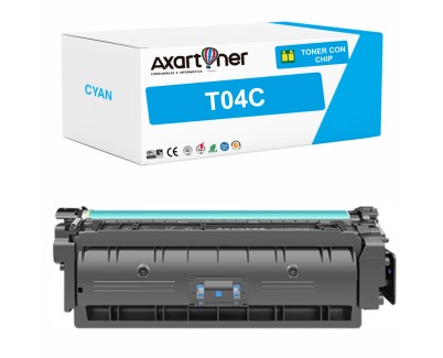 Compatible Canon T04 Cyan Cartucho de Toner 2979C001 / T04C para Canon imageRUNNER Advance C475i III, C475iF III, C475iFZ III, C475iZ III, DX C477iZ