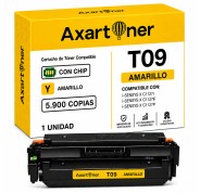 Compatible Canon T09 - CON CHIP - Amarillo Cartucho de Toner 3017C006 para i-SENSYS X C1127i, X C1127iF, X C1127P