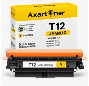 Compatible Canon T12 Amarillo Cartucho de Toner 5095C006 para Canon i-SENSYS X C1333i / X C1333iF / X C1333P