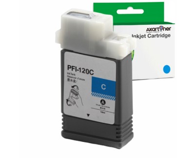 Compatible Canon PFI120 / PFI-120C Cyan Cartucho de Tinta Pigmentada 2886C001 para ImagePrograf TM-200, TM-205, TM-300, TM-305