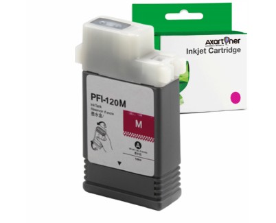 Compatible Canon PFI120 / PFI-120M Magenta Cartucho de Tinta Pigmentada 2887C001 para ImagePrograf TM-200, TM-205, TM-300, TM-305