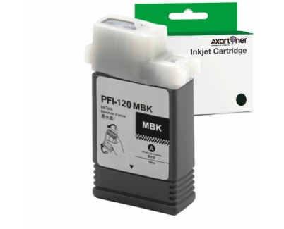 Compatible Canon PFI120 / PFI-120MBK Negro Mate Cartucho de Tinta Pigmentada 2884C001 para ImagePrograf TM-200, TM-205, TM-300, TM-305