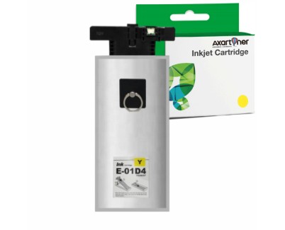 Compatible Epson T01D4 Amarillo Cartucho de Tinta Pigmentada C13T01D400 para Epson WorkForce Pro WF-C529, WF-C579