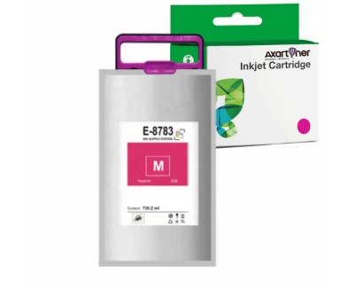 Compatible Epson T8783 / T8383 Magenta Cartucho de Tinta Pigmentada C13T878340 / C13T838340 para WorkForce Pro WF-R5190, WF-R5690