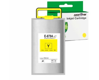 Compatible Epson T8784 / T8384 Amarillo Cartucho de Tinta Pigmentada C13T878440 / C13T838440 para WorkForce Pro WF-R5190, WF-R5690