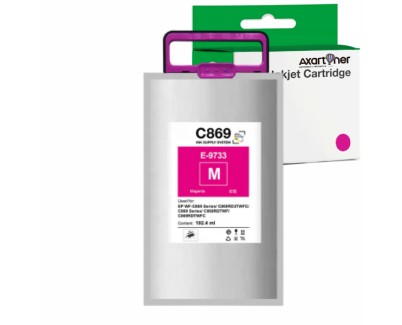 Compatible Epson T9733 Magenta Cartucho de Tinta Pigmentada C13T973300 para Epson WorkForce Pro WF-C869