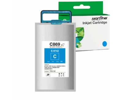 Compatible Epson T9742 Cyan Cartucho de Tinta Pigmentada C13T974200 para Epson WorkForce Pro WF-C869