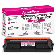 Compatible Compatible Ricoh Aficio SP-C231 / SP-C232 / SP-C242 / SP-C310 / SP-C311 / SP-C312 / SP-C320 / SP-C342 Magenta Cartucho de Toner 407636 / 406481 / SPC310M
