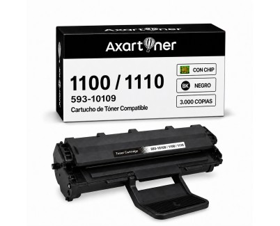 Compatible Dell 1100, 1110 Negro Cartucho de Toner 593-10109