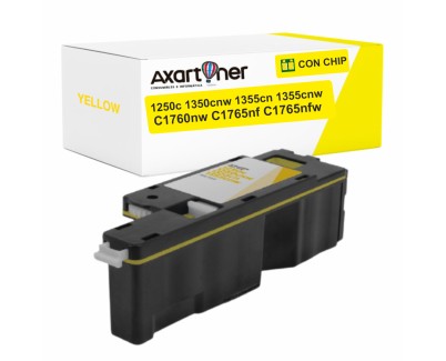 Compatible Dell 1250c / 1350cnw / 1355cn / 1355cnw / C1760nw / C1765nf / C1765nfw Amarillo Cartucho de Toner 593-11143 / W8X8P / WM2JC / 593-11147 / 4NKC7 / J95NM