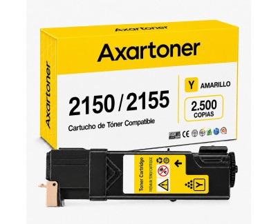 Compatible Dell 2150 / 2155 Amarillo Cartucho de Toner 593-11037 / NPDXG / 9X54J / 593-11036 / NT6X2 / 8GK7X