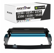 Compatible Dell 2230 / 2235 / 2330 / 2350 / 3330DN / 3330 / 3335 Negro Tambor de Imagen 593-10338 / PK496 (Drum)