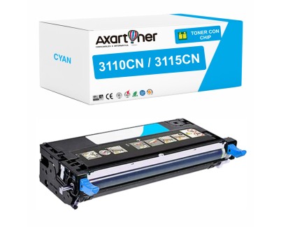Compatible Dell 3110CN / 3115CN Cyan Cartucho de Toner 593-10171
