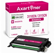 Compatible Dell 3110CN / 3115CN Magenta Cartucho de Toner 593-10172