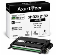 Compatible Dell 3110CN / 3115CN Negro Cartucho de Toner 593-10170