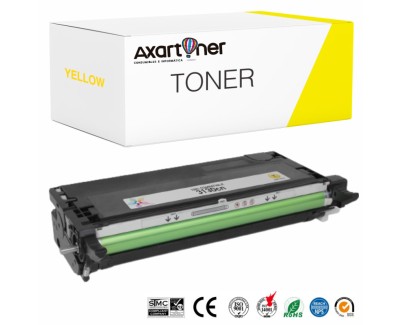 Compatible Dell 3130cn Amarillo Cartucho de Toner 593-10291