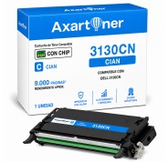 Compatible Dell 3130cn Cyan Cartucho de Toner 593-10290