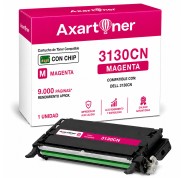 Compatible Dell 3130cn Magenta Cartucho de Toner 593-10292