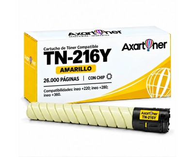 Compatible Develop ineo +220 / +280 / +360 Amarillo Cartucho de Toner