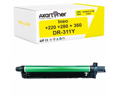 Compatible Develop ineo +220 / +280 / +360 Amarillo Tambor de Imagen DR311CMY / A0XV0TD (Drum)