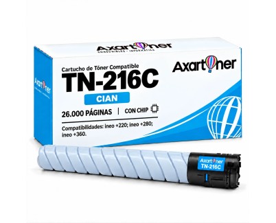 Compatible Develop ineo +220 / +280 / +360 Cyan Cartucho de Toner