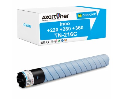 Compatible Develop ineo +220 / +280 / +360 Cyan Cartucho de Toner