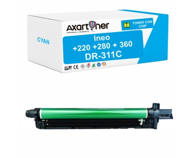 Compatible Develop ineo +220 / +280 / +360 Cyan Tambor de Imagen DR311CMY / A0XV0TD (Drum)