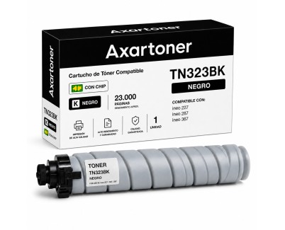 Compatible Develop Ineo 227 / 287 / 367 Negro Cartucho de Toner TN323 / A87M0D0