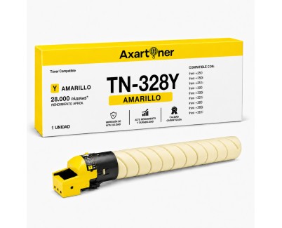 Compatible Develop Ineo +250, +250i, +251i, +300, +300i, +301i, +360, +360i, +361i Amarillo Cartucho de Toner AAV82D0 / TN328Y