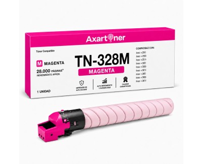 Compatible Develop Ineo+250, +250i, +251i, +300, +300i, +301i, +360, +360i, +361i Magenta Cartucho de Toner AAV83D0 / TN328M