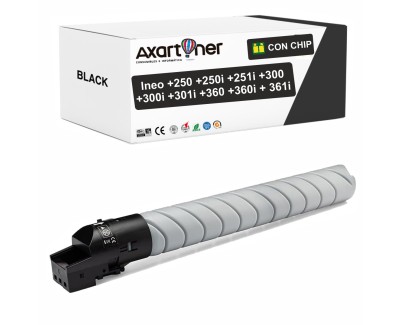 Compatible Develop Ineo +250, +250i, +251i, +300, +300i, +301i, +360, +360i, +361i Negro Cartucho de Toner AAV81D0 / TN328K