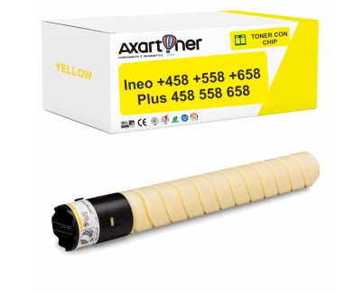 Compatible Develop Ineo +458 +558 +658 / Plus 458 558 658 Amarillo Cartucho de Toner A9E82D0 / TN514Y