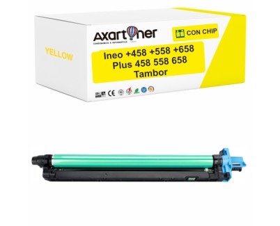 Compatible Develop Ineo +458 +558 +658 / Plus 458 558 658 Amarillo Tambor de Imagen (Drum) DR-313Y