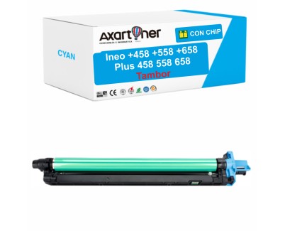 Compatible Develop Ineo +458 +558 +658 / Plus 458 558 658 Cyan Tambor de Imagen (Drum) DR-313C