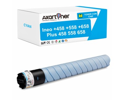 Compatible Develop Ineo +458 +558 +658 / Plus 458 558 658 Cyan Cartucho de Toner A9E84D0 / TN514C
